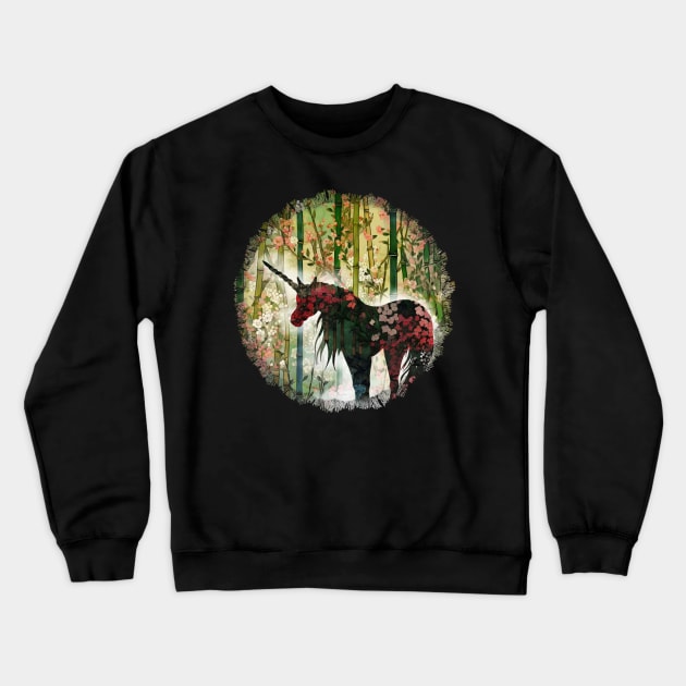 Mystical Creature Crewneck Sweatshirt by Anastasiya Malakhova